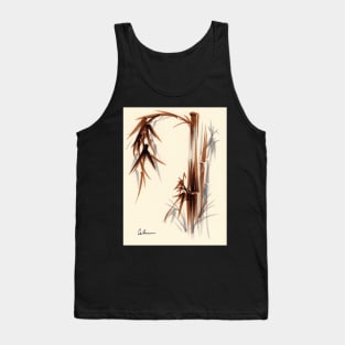 Huntington Gardens Plein Air Bamboo Drawing #1 Tank Top